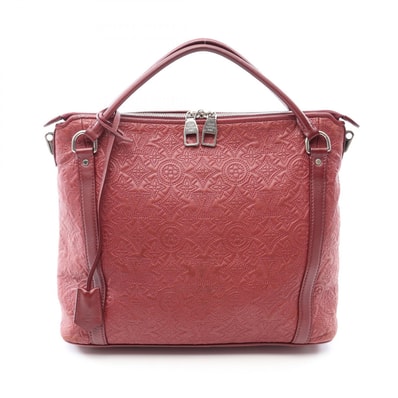 ルイ・ヴィトン LOUIS VUITTON イクシアPM ハンドバッグ バッグ レザー モノグラム・アンティア ボルドー レディース ボルドー系 M97069 【中古】