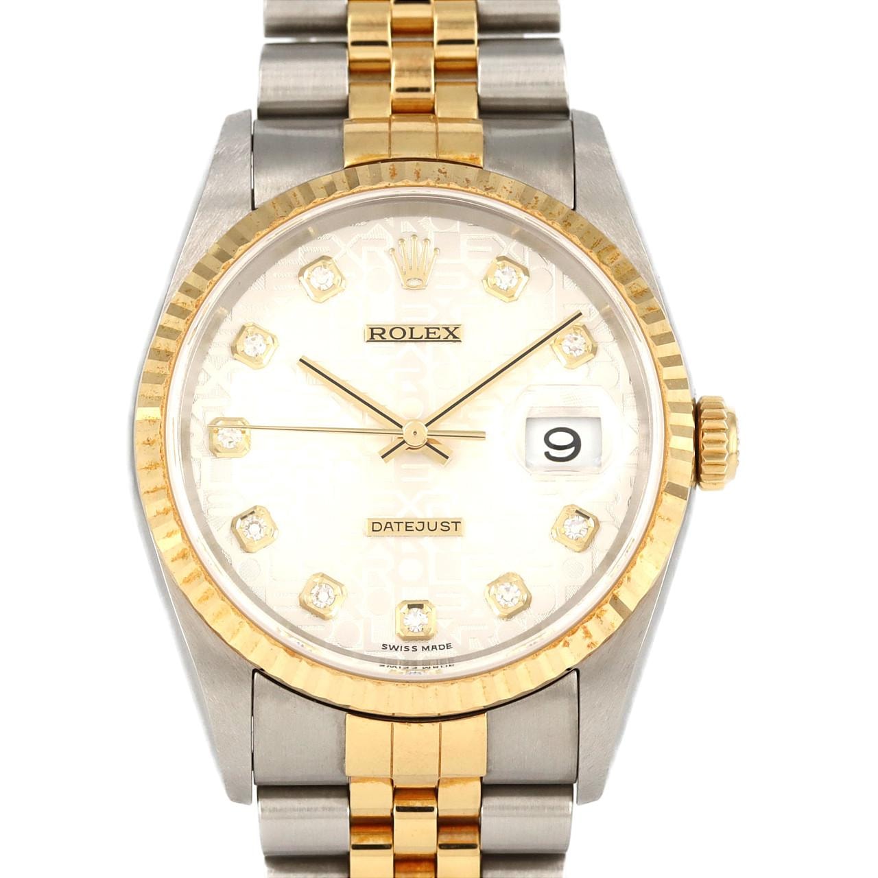 ロレックス デイトジャスト 16233G SSxYG 自動巻 Y番