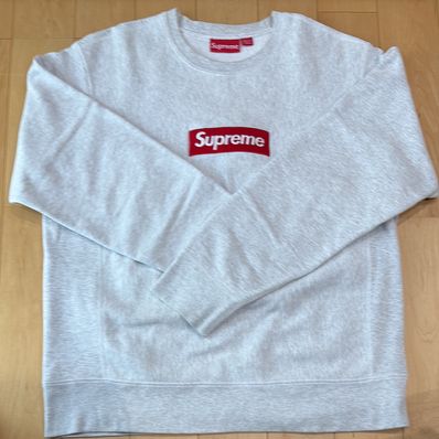 Supreme Box Logo Crewneck Sweatshirt "Ash Grey" (18FW)