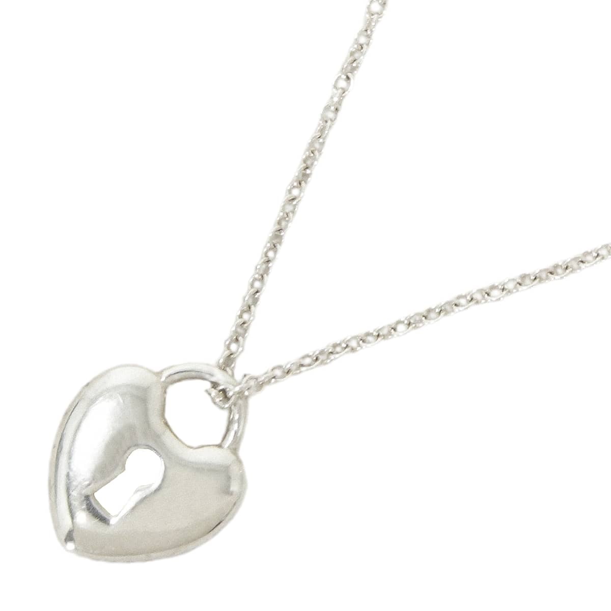 【渋谷並木橋店】TIFFANY&Co. ティファニー ネックレス ハート ロック シルバー シルバー925 (SV925 Ag925) 新品同様【中古】
