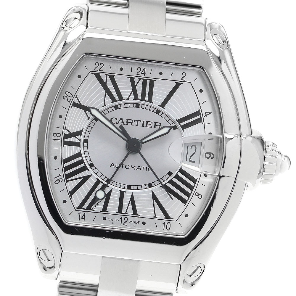 ☆良品  カルティエ ロードスター GMT W62032X6 メンズ 【中古】