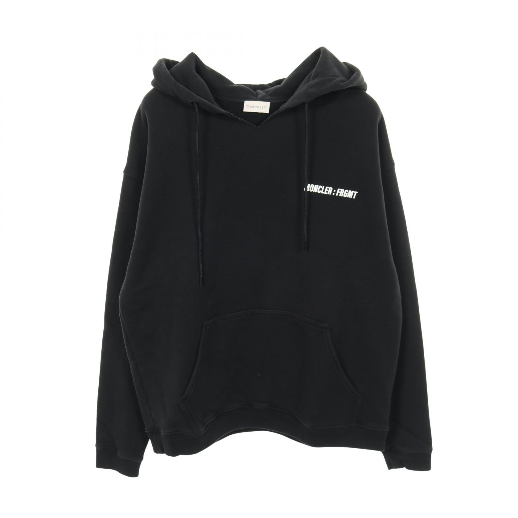 モンクレール MONCLER GENIUS 7 FRAGMENT HIROSHI FUJIWARA パーカー 衣料品 トップス コットン メンズ ブラック系 【中古】