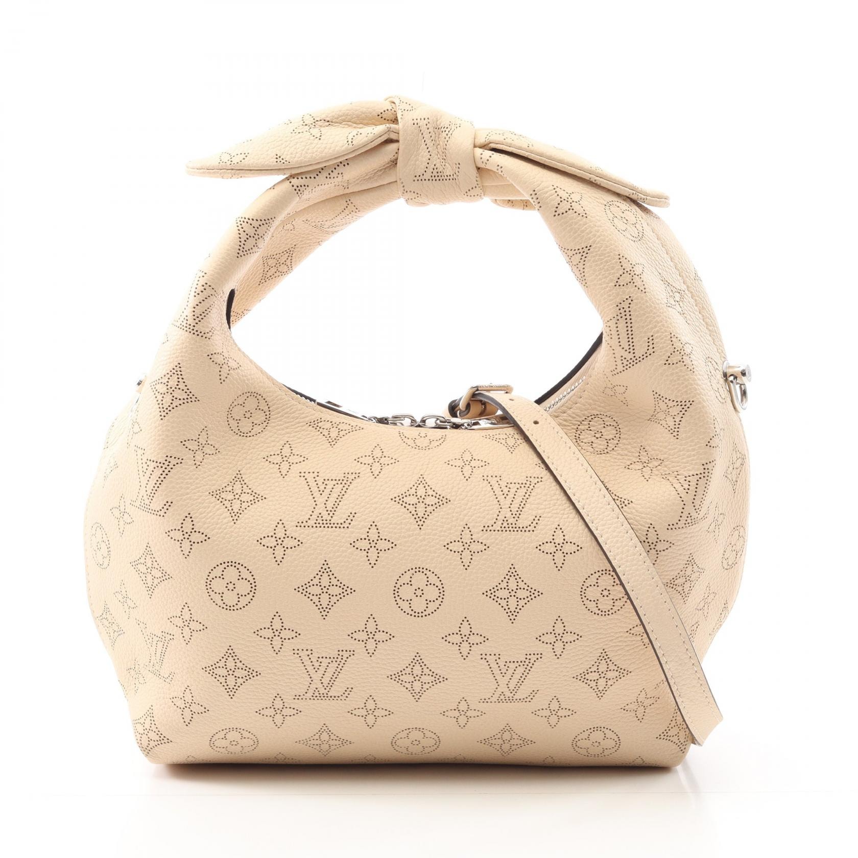 ルイ・ヴィトン LOUIS VUITTON ホワイノットPM ハンドバッグ バッグ レザー マヒナ クレーム レディース ベージュ系 M20700 【中古】