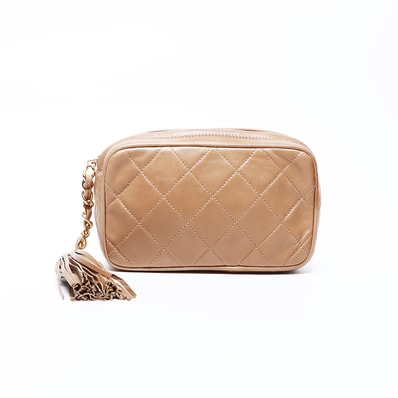 シャネル CHANEL 1番台 タッセル ポーチ【中古】