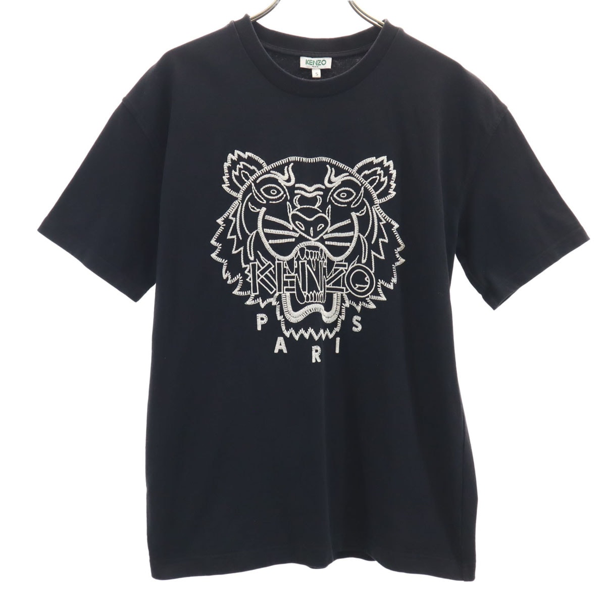 KENZO ケンゾー タイガー刺繍 半袖 Tシャツ S ブラック