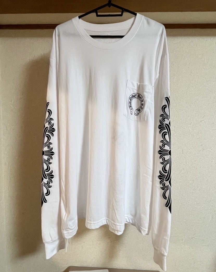 Chrome Hearts Horse Shoe L/S T-Shirt "White"
