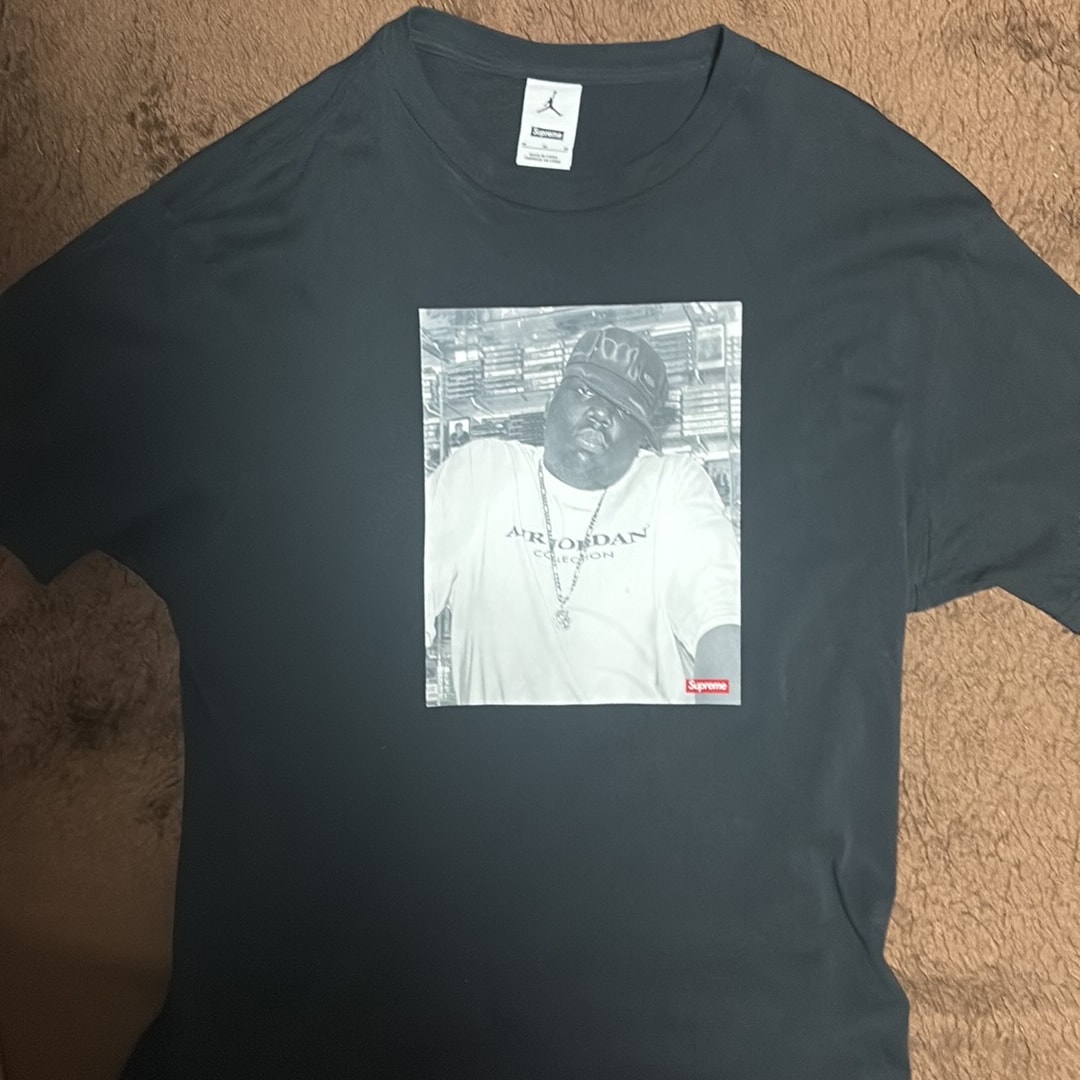 Supreme x Jordan Biggie S/S Top "Black"