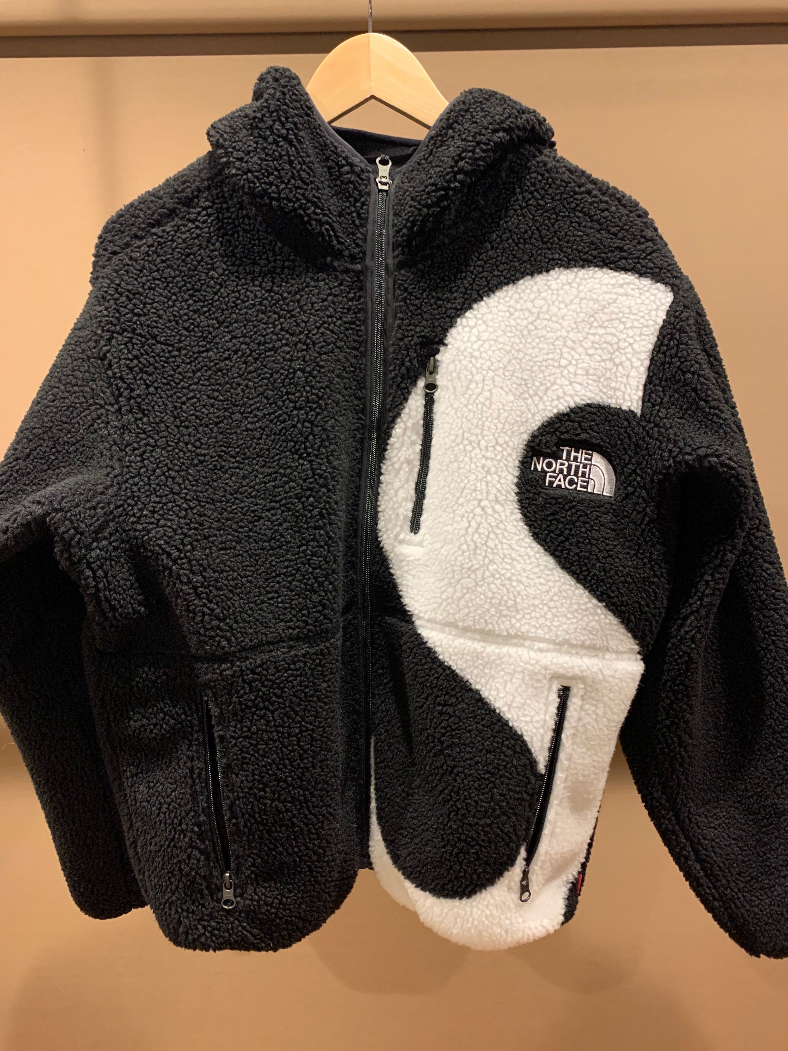 Supreme x The North Face S Logo Hooded Fleece Jacket "Black"