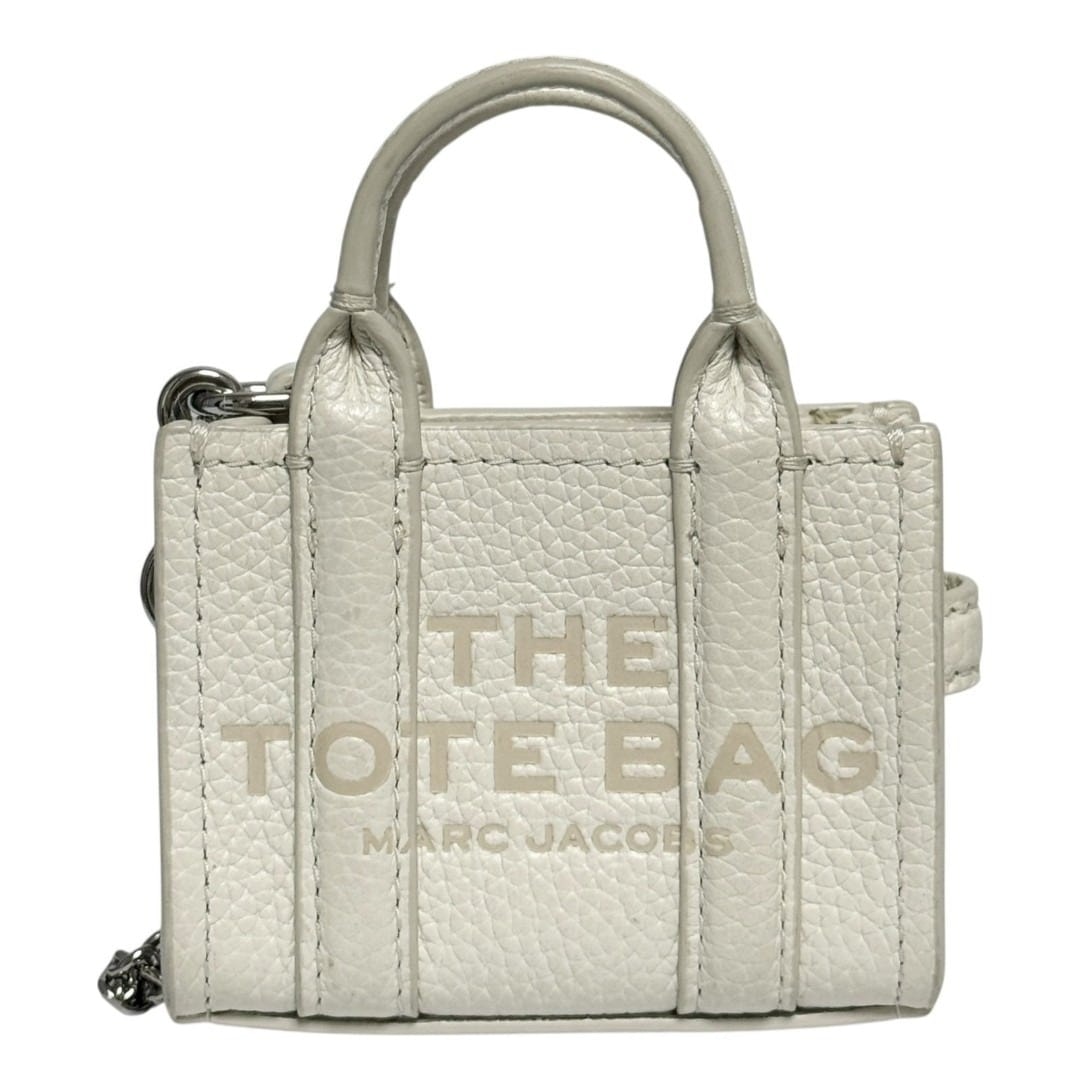 マークジェイコブス レディース ザ ナノ トート バッグ チャーム レザー