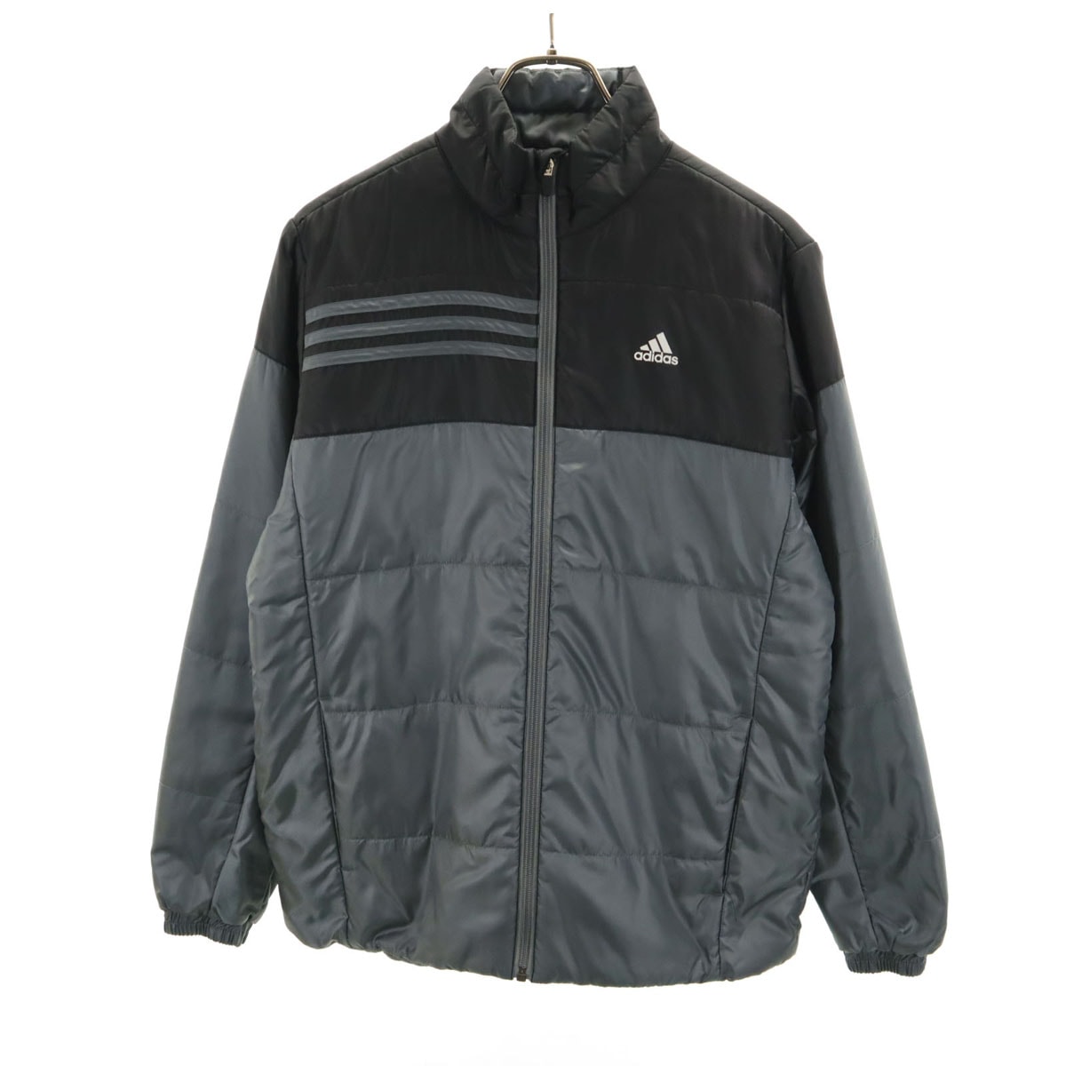美品 adidas アディダス ゴルフ 中綿ジャケット M グレー
