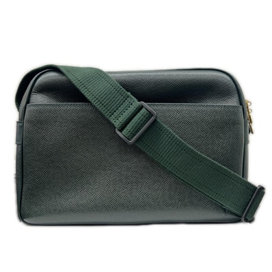 LOUIS VUITTON 希少 極美品 ルイヴィトン リポーターPM タイガ エピセア ショルダーバッグ M30154 レザー SP0957 グリーン メッセンジャーバッグ ヴィンテージ Aランク 中古 鑑定済 ヴィトンバッグ