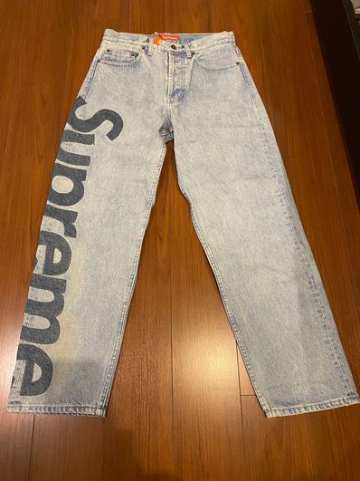 Supreme Inset Logo Jean "Blue"