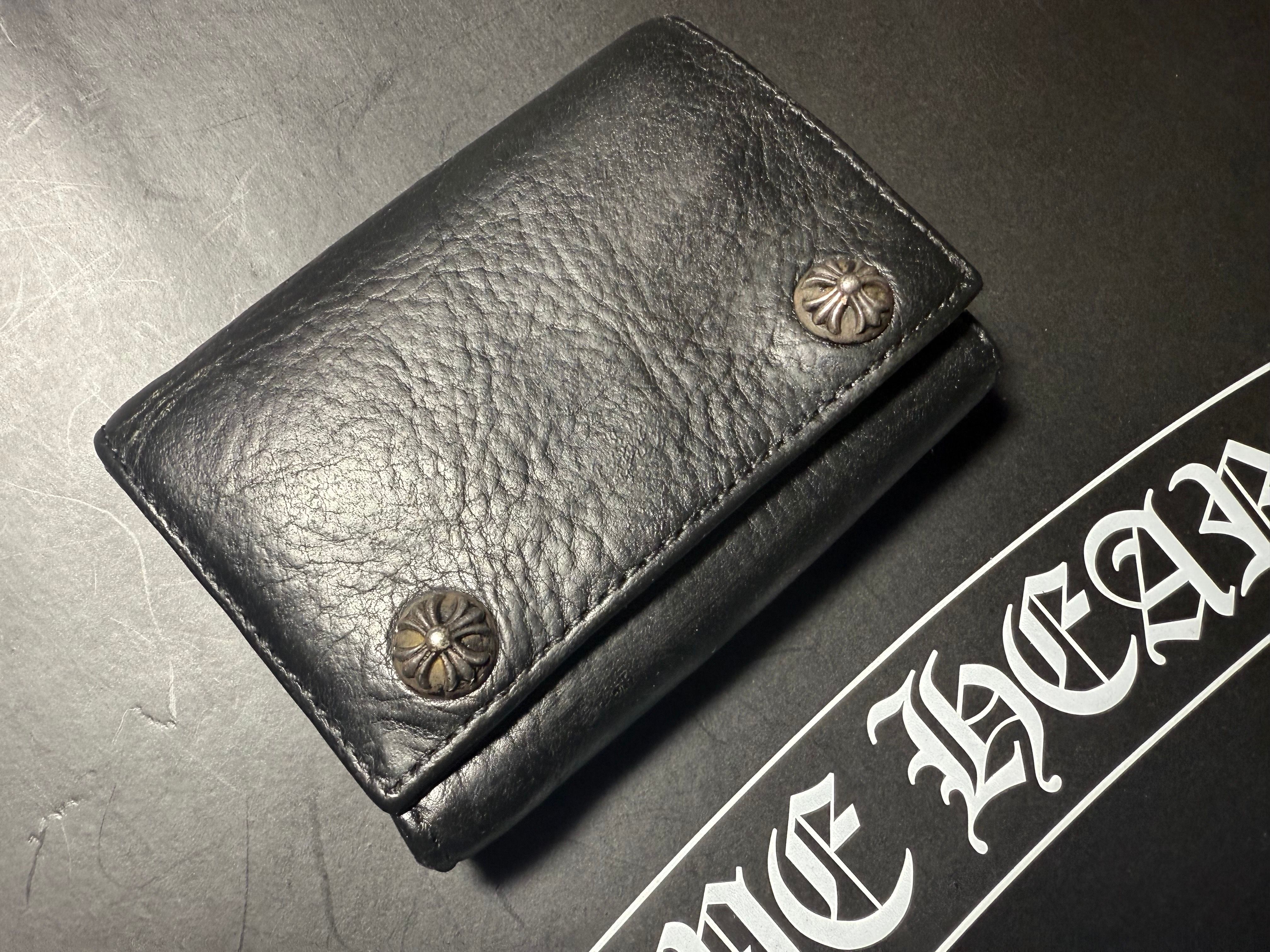 美品！CHROME HEARTS クロムハーツ 3フォールドウォレット 財布