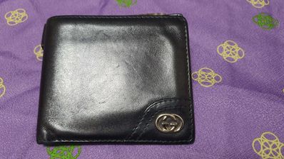GUCCI Bamboo Card Case Wallet "Black"