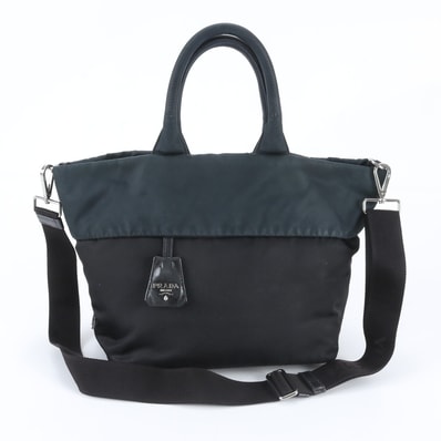 ■美品 プラダ テスート ナイロンリバーシブルショルダーバッグ