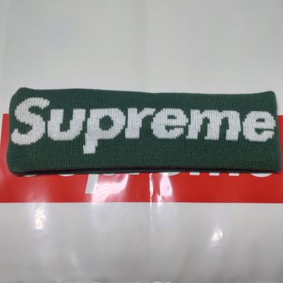 Supreme / New Era® Big Logo Headband "Green"