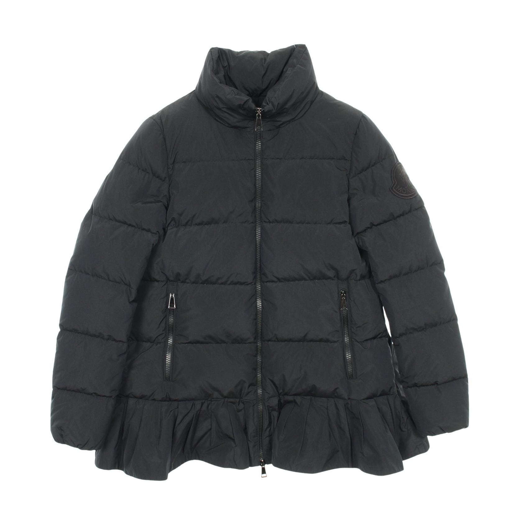 モンクレール MONCLER BRUNEC ダウンジャケット 衣料品 アウター ポリエステル レディース ブラック系 【中古】