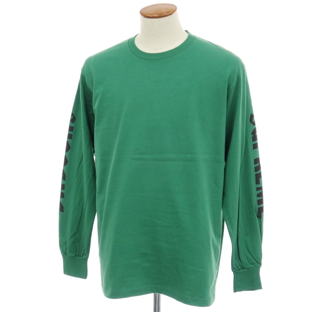 【中古】シュプリーム Supreme × Spitfire 2026年春夏 Spitfire L/S Tee コットン クルーネック 長袖Tシャツ グリーン【サイズM】【メンズ】