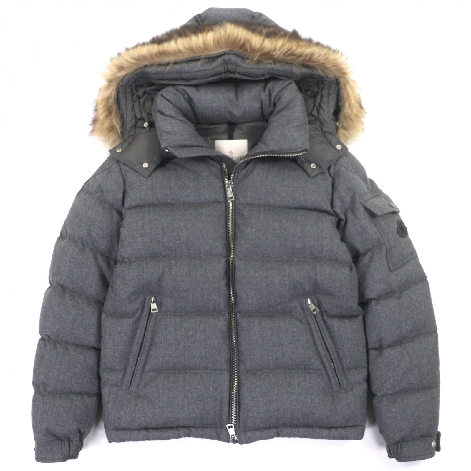 美品 モンクレール ダウンジャケット ALLEMAND グレー メンズ 1