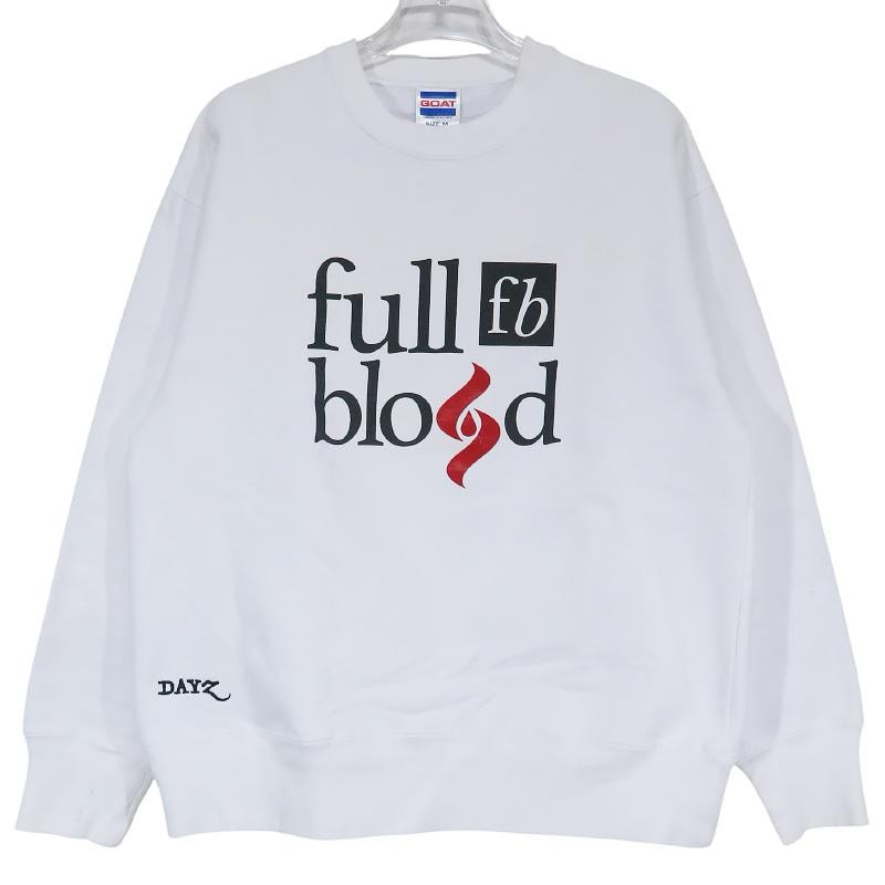 DAYZ デイズ RATS x UNDERCOVER x NEIGHBORHOOD x WTAPS x M&M FULL BLOOD CREWENCK フル ブラッド クルーネック スウェット ホワイト トップス サイズM