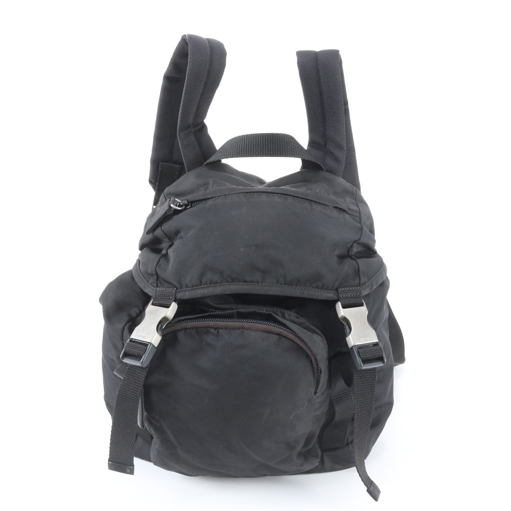 ■美品 プラダ テスート ナイロントライアングルロゴリュックサック