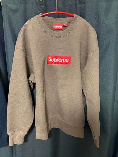 Supreme Box Logo Crewneck "Brown" (22FW)