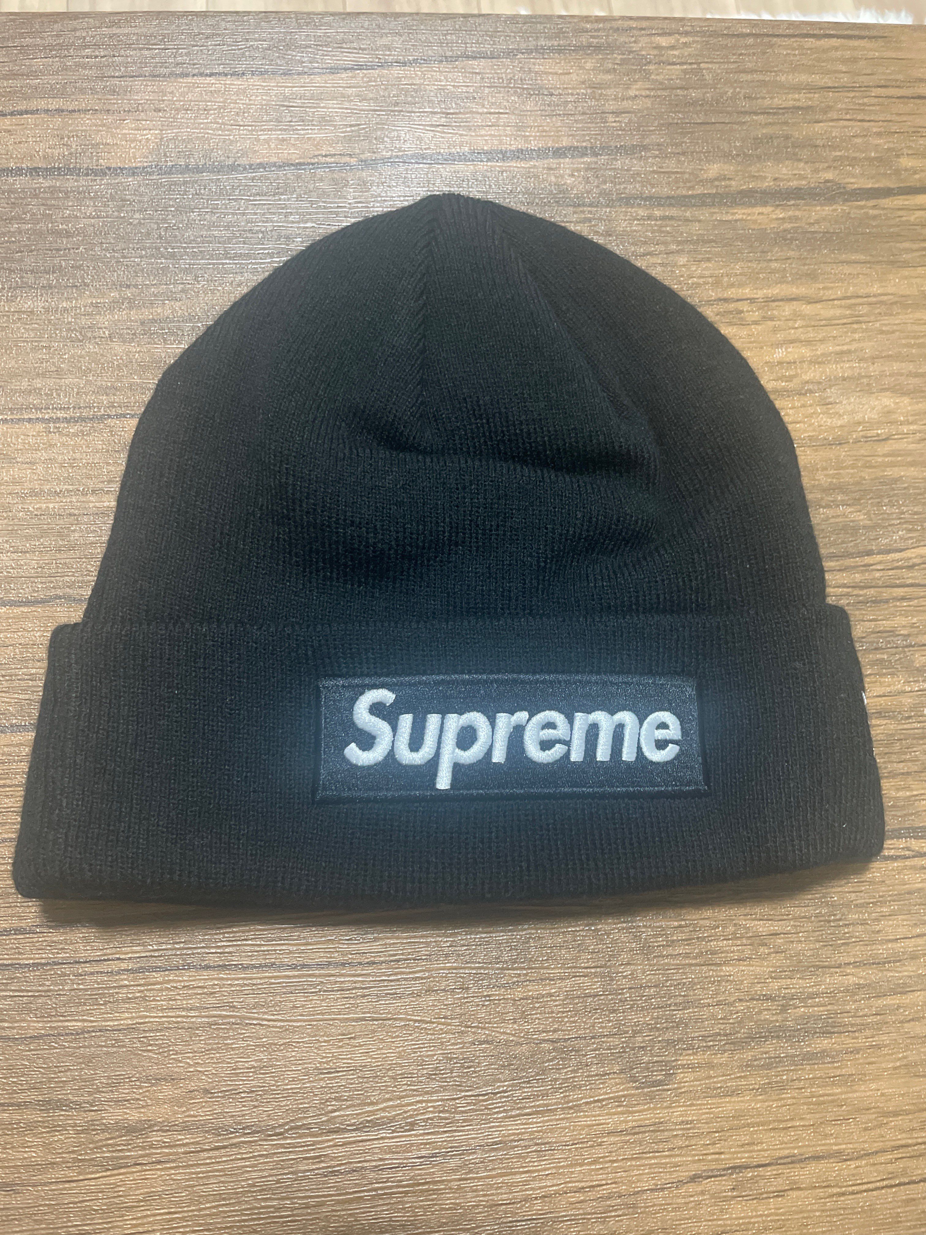 Supreme New Era® Box Logo Beanie "Black" (21FW)