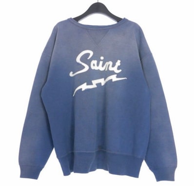 SAINT Mxxxxxx Crw-N Sweat Saint "Navy"