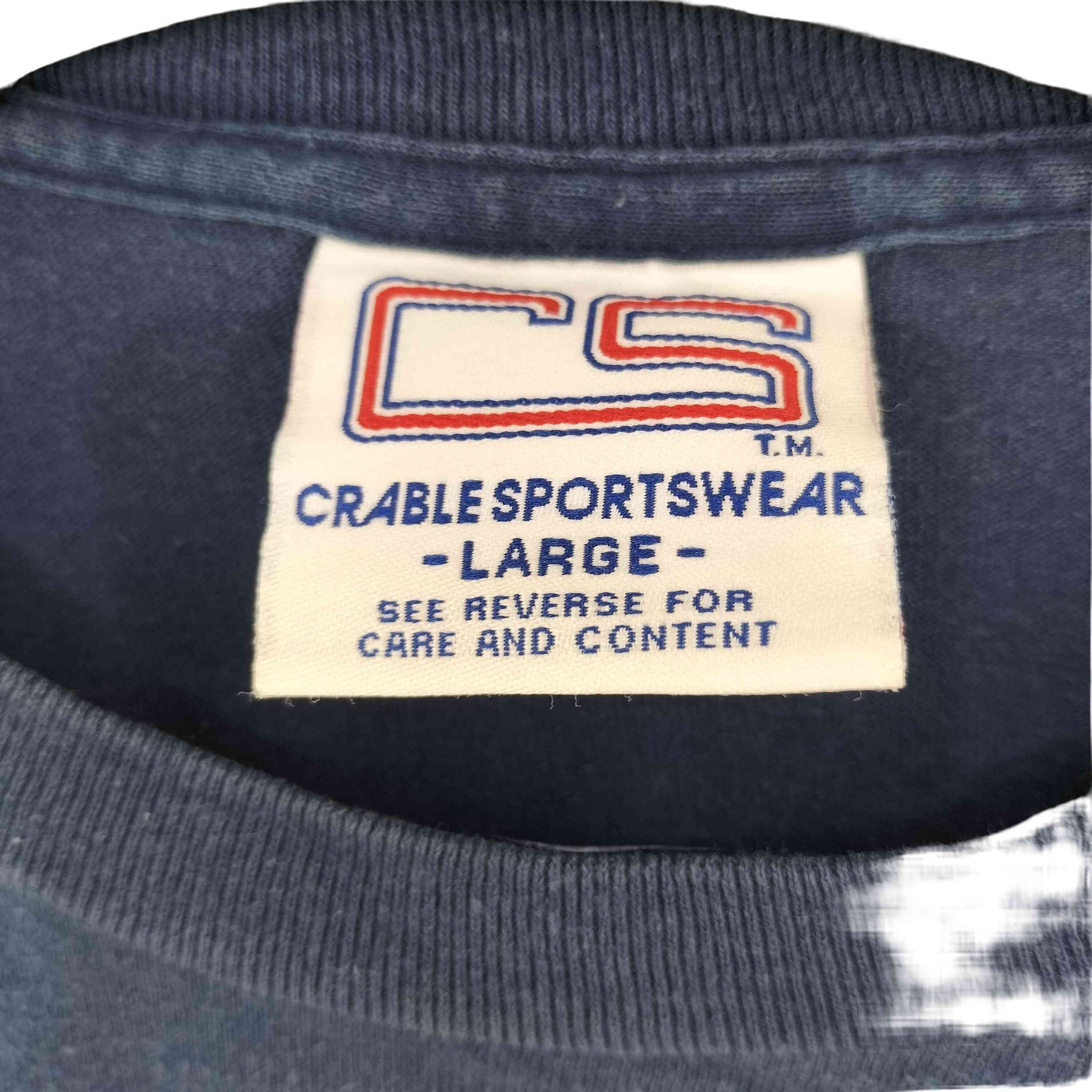 90s USA製 シングルステッチ MLB チームロゴ プリント Tシャツ【1138258487874】