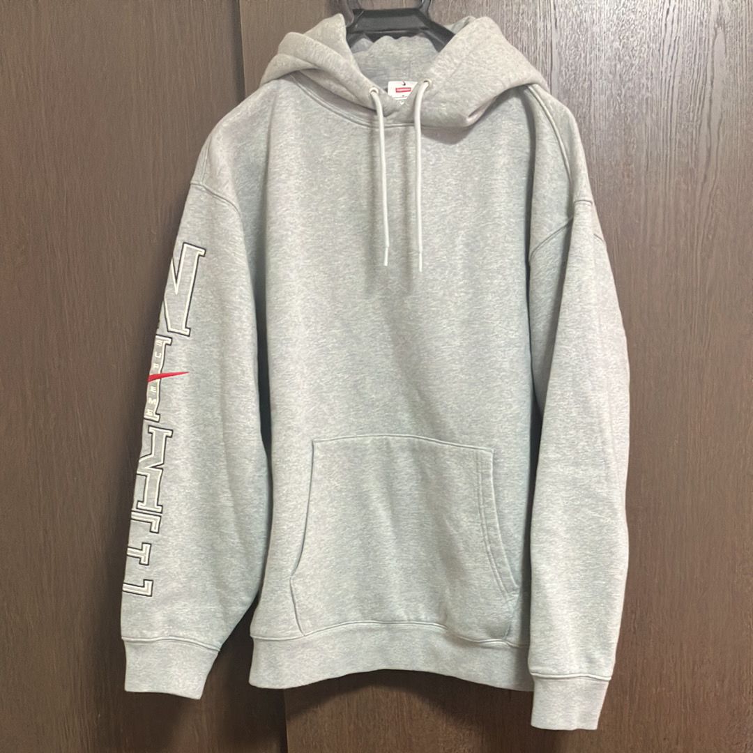 Supreme x Nike Hooded Sweatshirt "Heather Grey"