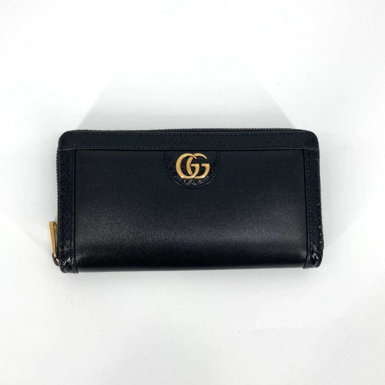 GUCCI(グッチ) オフィディア ジップアラウンド 706844 長財布 ブラック