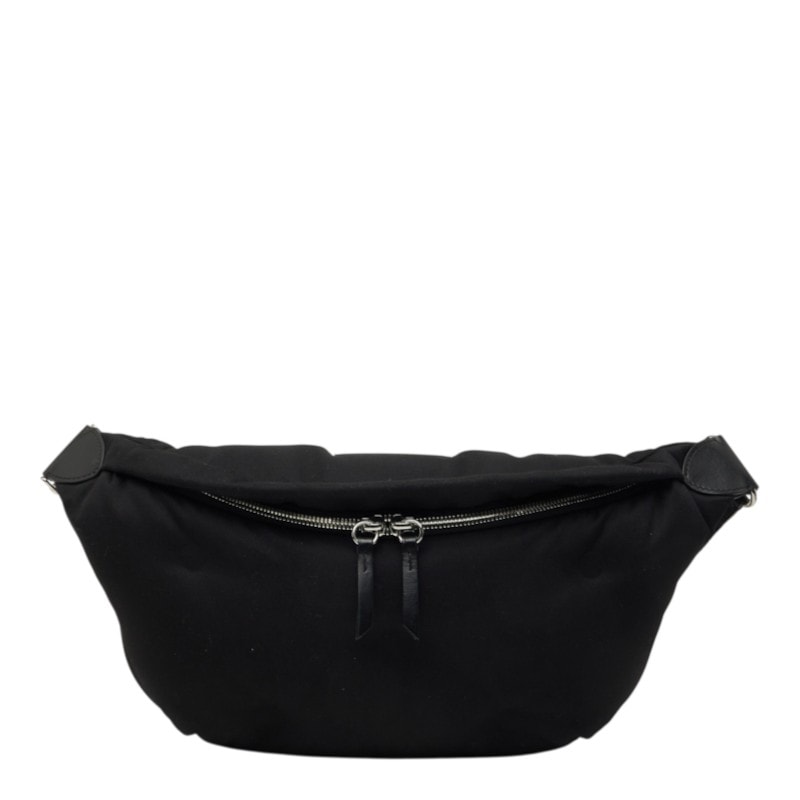 マルタンマルジェラ グラム スラム ボディバッグ ウエストバッグ ブラック ナイロン レザー レディース MARTIN MARGIELA 中古