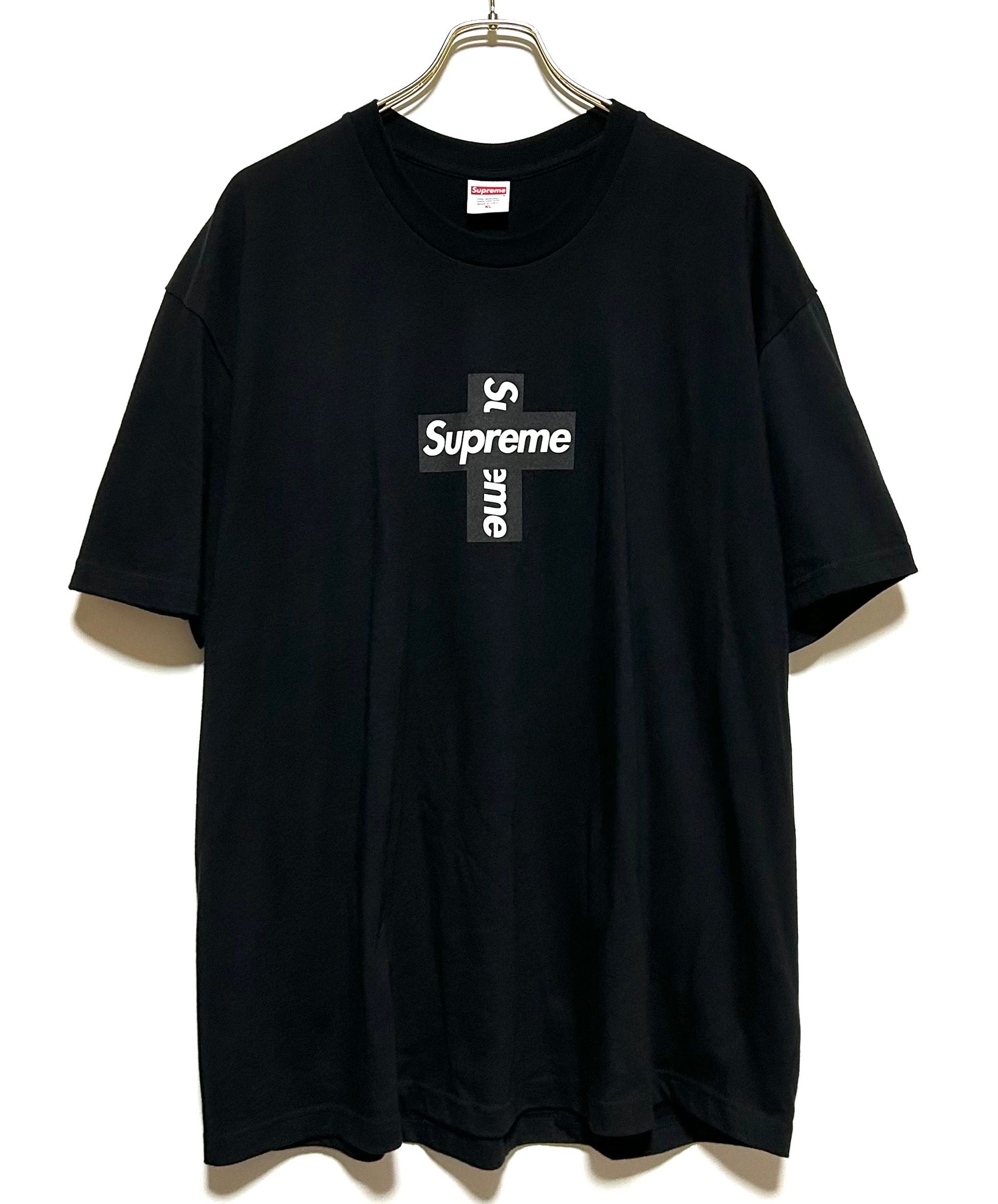 Supreme Cross Box Logo Tee "Black"