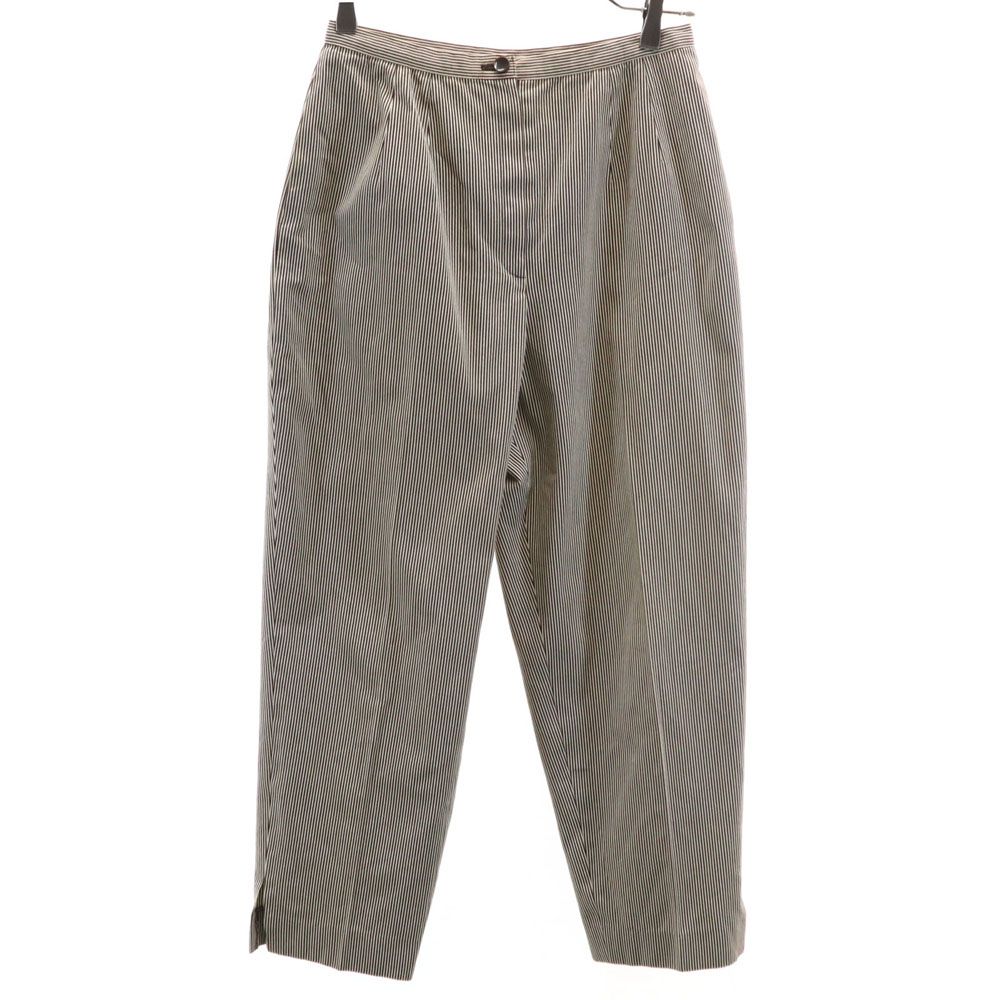 Christian Dior クリスチャンディオール 90s オールド ストライプ柄 ロングパンツ 11 ベージュ 他