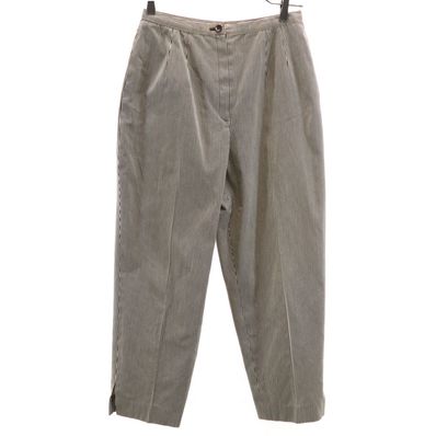 Christian Dior クリスチャンディオール 90s オールド ストライプ柄 ロングパンツ 11 ベージュ 他