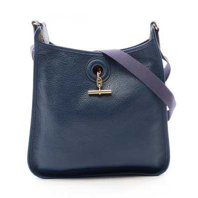 エルメス HERMES ヴェスパPM ショルダーバッグ バッグ トゴ トゴ □C刻印(1999年製造) レディース ネイビー系 【中古】