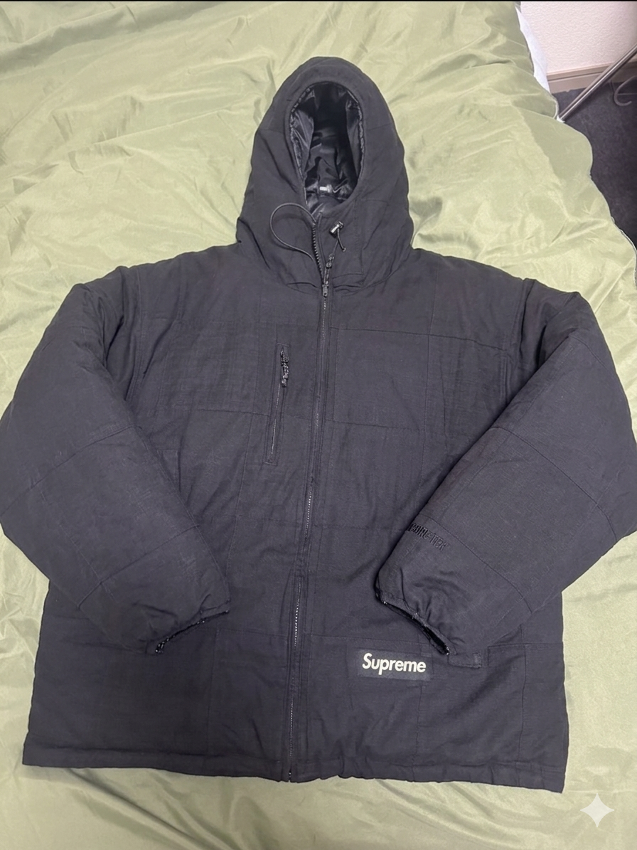 Supreme Madras Reversible Windstopper Puffer Jacket 