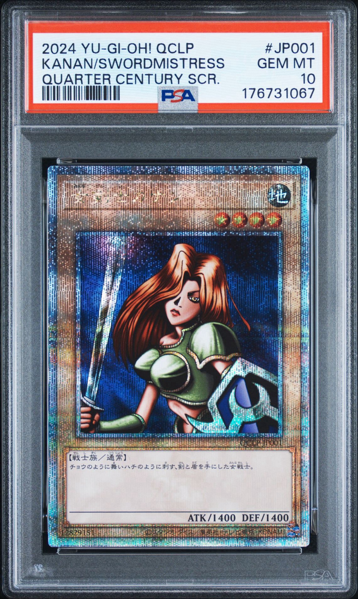 PSA10】女剣士カナン 25th SE [QCLP-JP001](クォーター・センチュリー