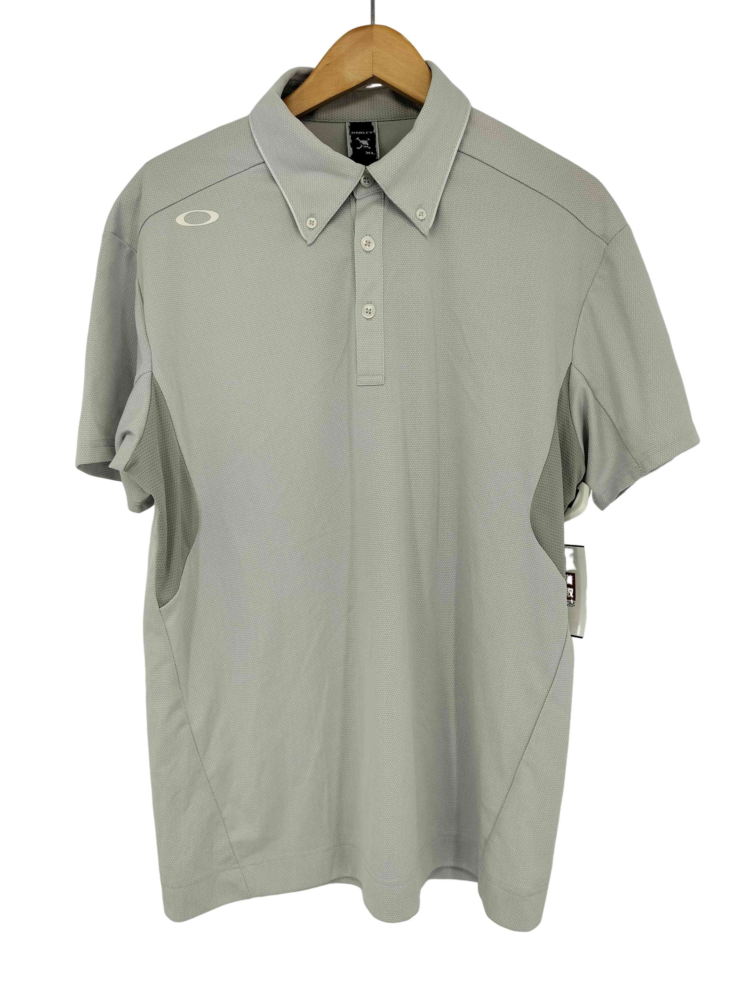 ハニカム柄 ロゴ刺繍 ボタンダウン ポロシャツ【1137458327706】