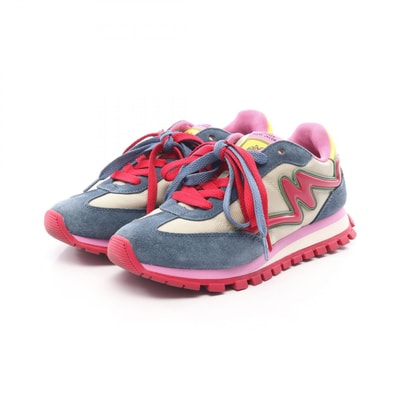 マークジェイコブス MARC JACOBS ザ ジョガー スニーカー 靴 スウェード ファブリック レディース ブルー系 / マルチカラー 【中古】