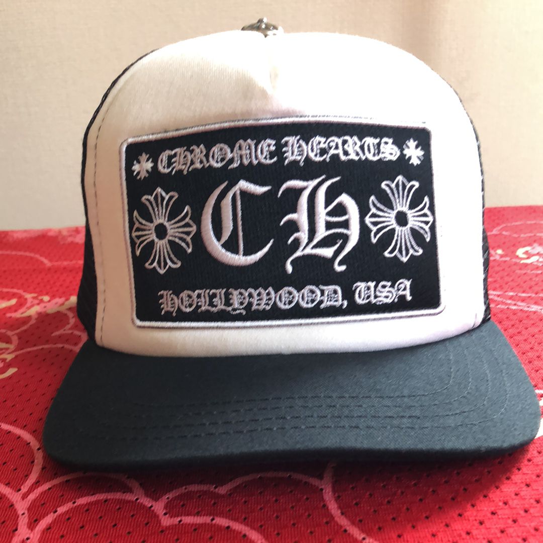 Chrome Hearts Trucker Cap CH "Black/White"