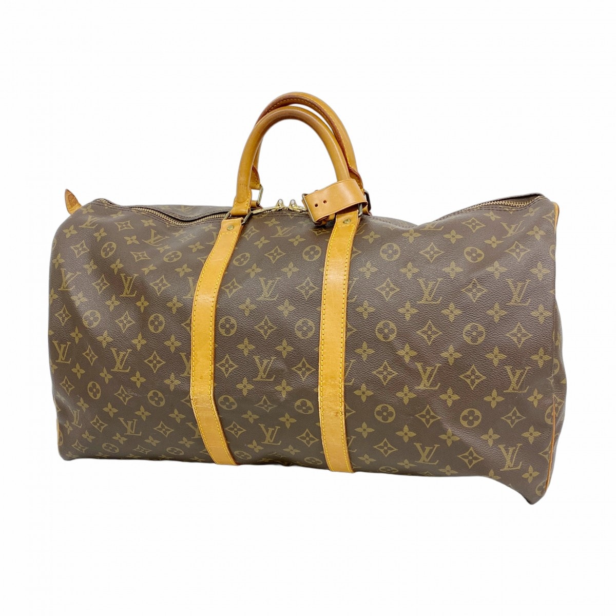 【6dc2560】ルイヴィトン ボストンバッグ モノグラム キーポル55 M41424 ブラウン【中古】メンズ レディース ユニセックス