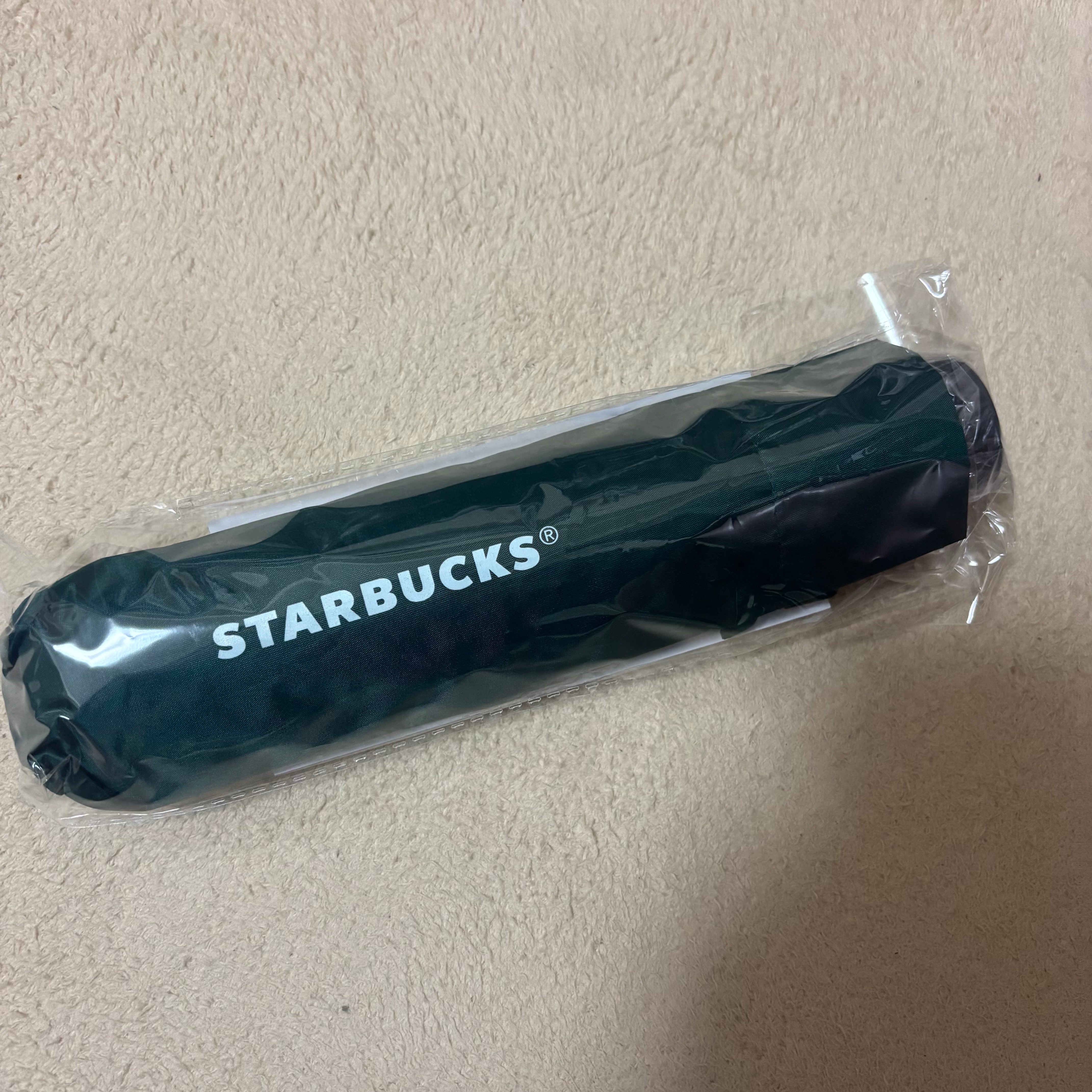 新品STARBUCKSマイカスタマイズジャーニー 晴雨兼用折りたたみ傘 日傘雨傘