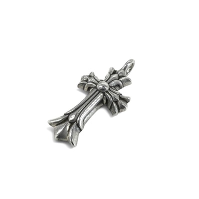Chrome Hearts Double CH Cross Charm "Silver"