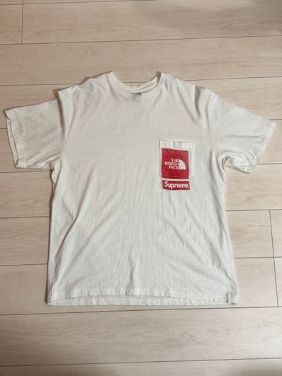 Supreme x The North Face Printed Pocket Tee "White"