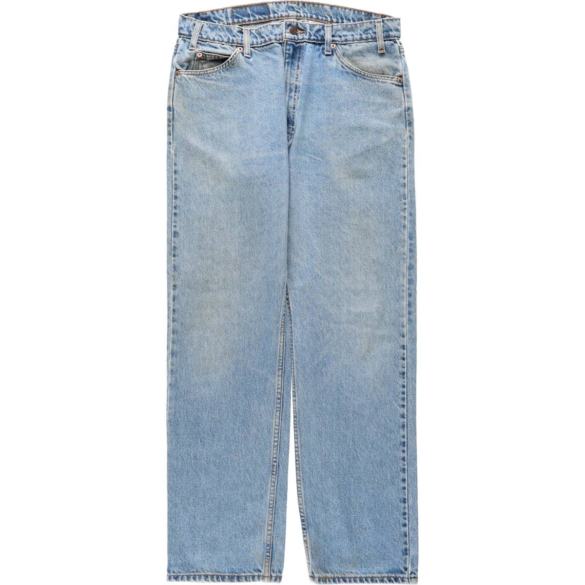 古着 90年代 リーバイス Levi's 505 REGULAR FIT STRAIGHT LEG オレンジタブ テーパードデニムパンツ チリ製 メンズw35相当 ヴィンテージ/eaa677529