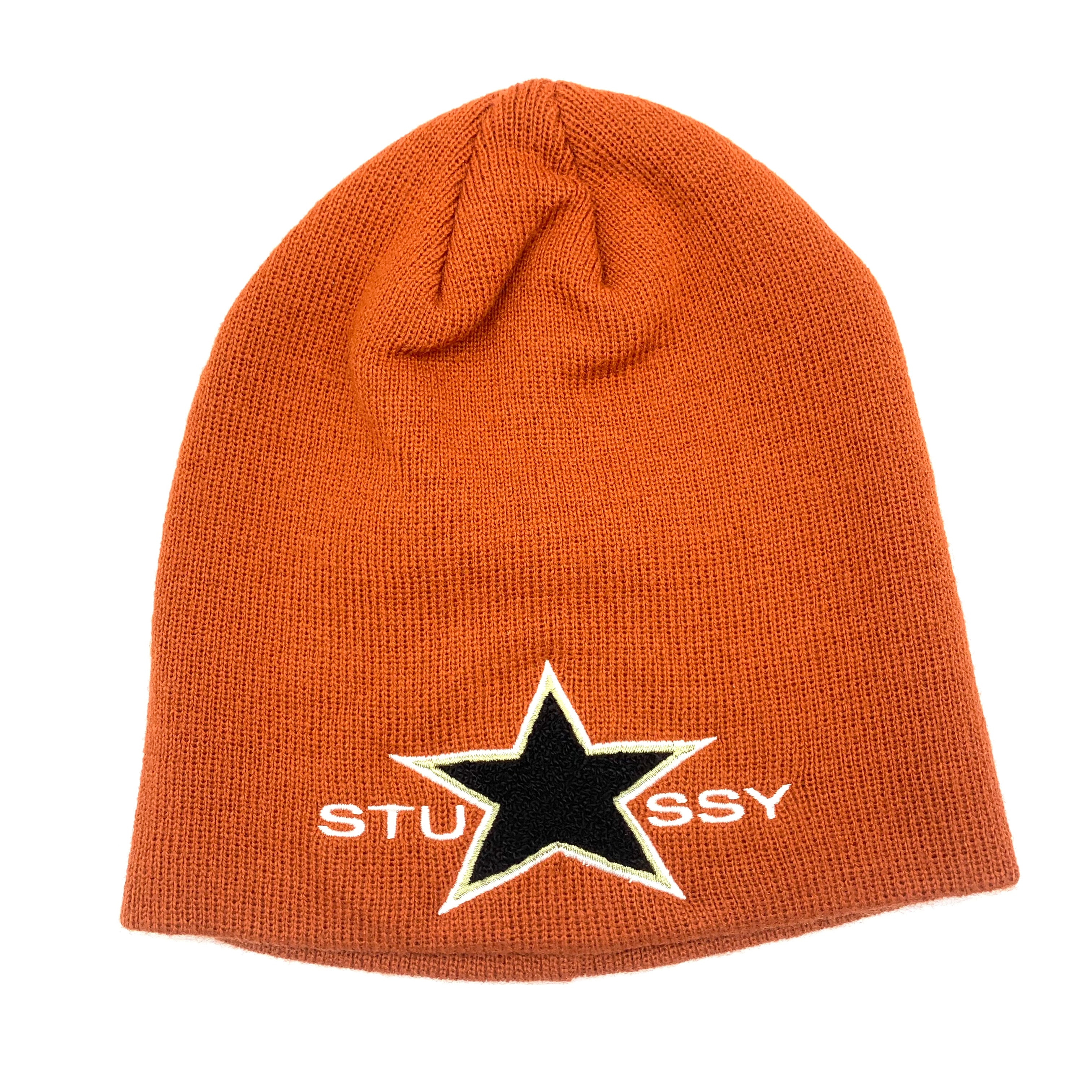 Stussy Skullcap Star Patch "Rust"