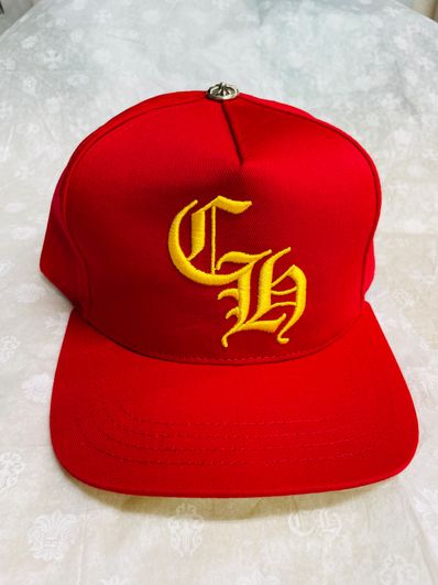 【新品未使用】クロムハーツ ベースボールキャップ レッド