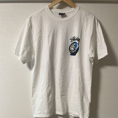 Stussy Born x Raised 8 Ball Tee "White"