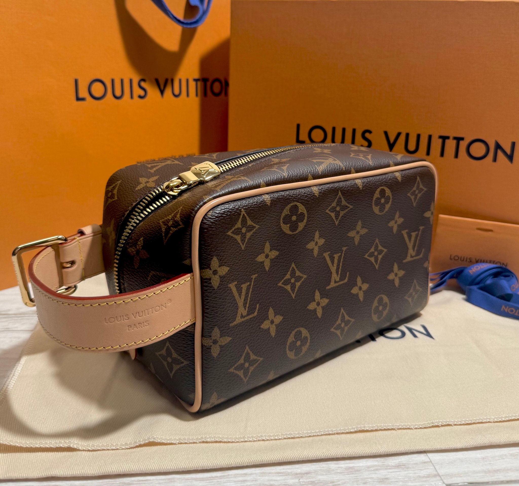 新品未使用☆ICチップ内蔵☆LOUISVUITTON ルイヴィトン モノグラムロッカードップ・キット クラッチバッグ ポーチ M83112